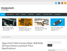 Tablet Screenshot of hostprotech.com